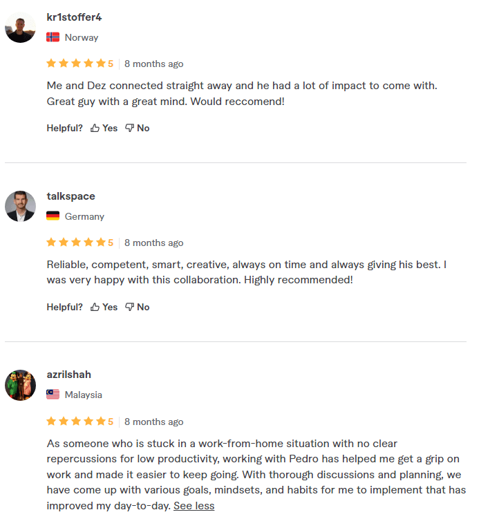 Fiverr Reviews