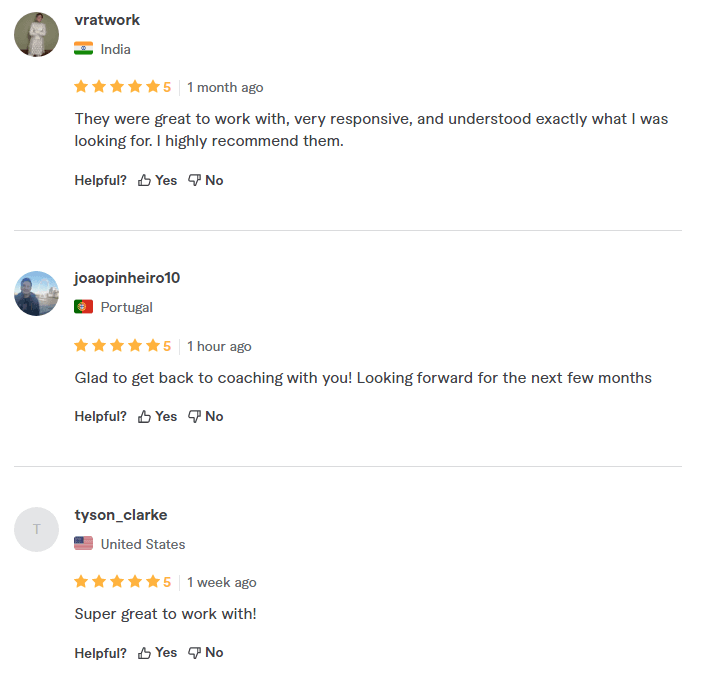 Fiverr Reviews