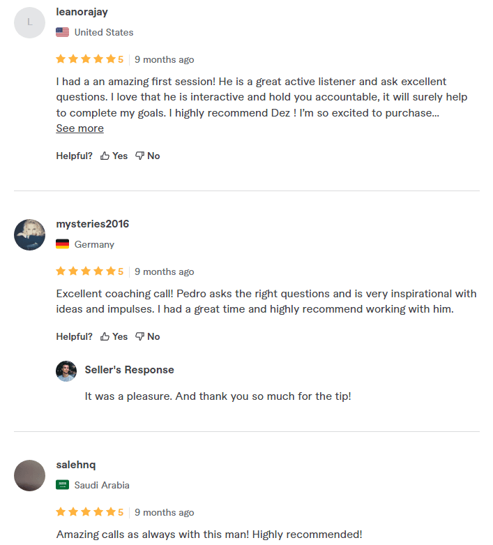 Fiverr Reviews