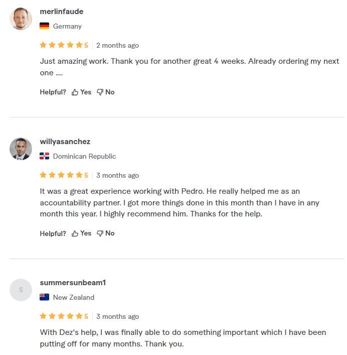 Fiverr Reviews